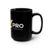 Stylish Black Mug for Traders, 15oz Coffee Cup, Perfect Gift for Crypto Enthusiasts, ZPRO Community Mug, Trendy Drinkware for Office